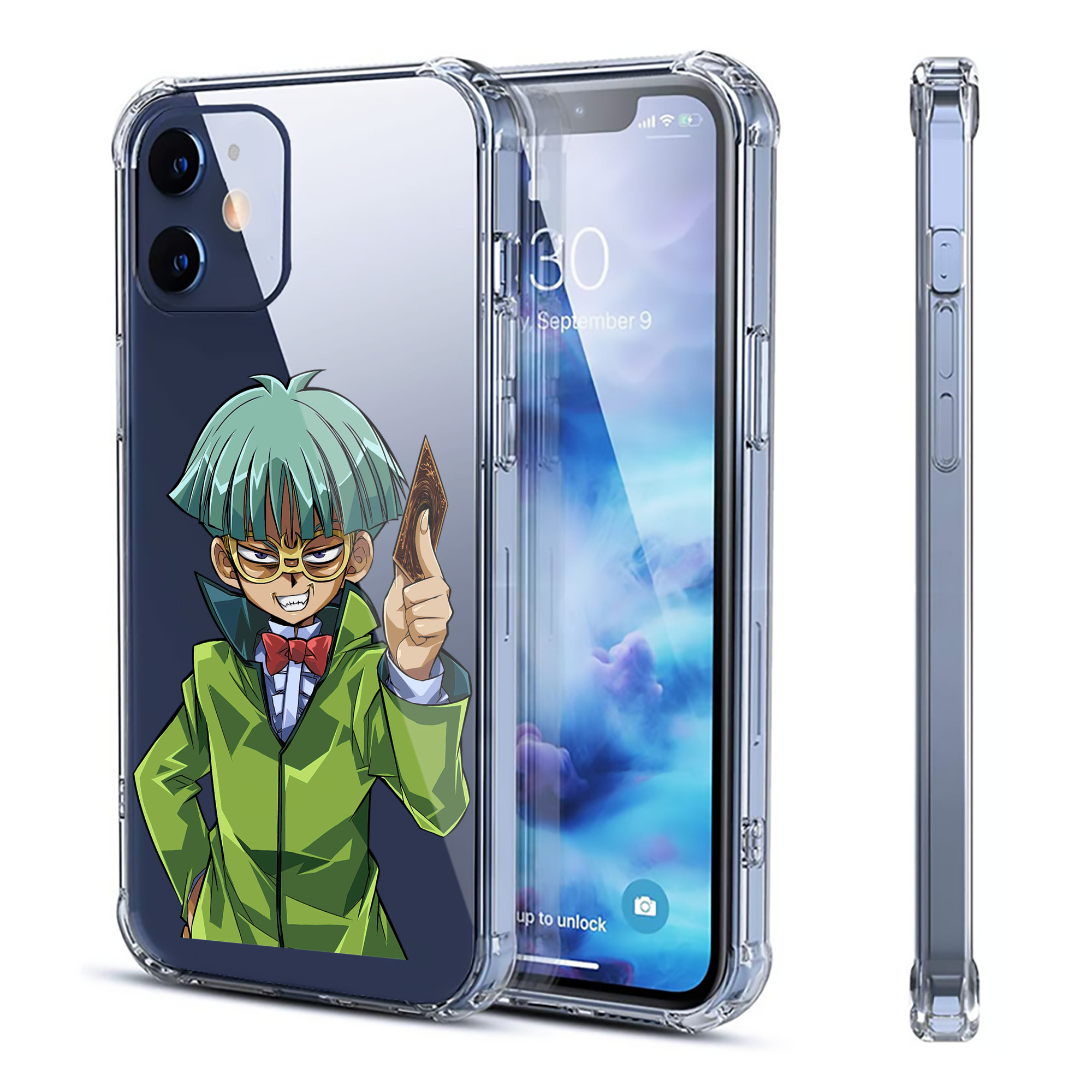 （画像用） 遊☆戯☆王 Yu-Gi-Oh! 【iPhone 12シリーズ対応】透明スマホケース（クリアソフトケース）